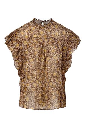 Maglia A Volant Dalyane In Voile Di Cotone Con Stampa MARANT ÉTOILE | HT0816FCD1J14E67KI